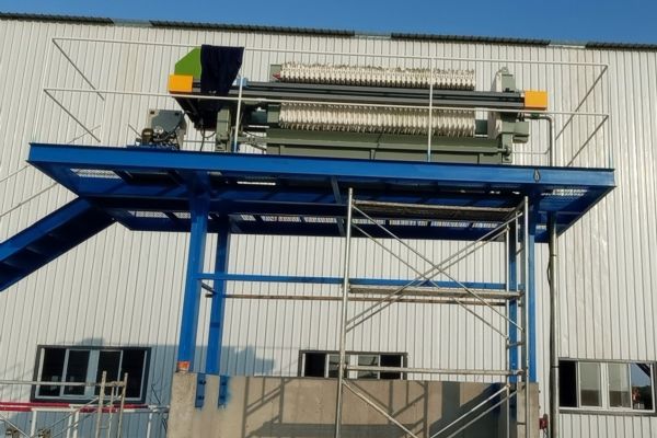 壓濾機(jī)安裝調(diào)試完畢