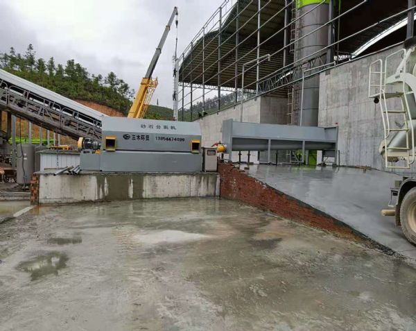 雙車(chē)位滾筒砂石分離機(jī)